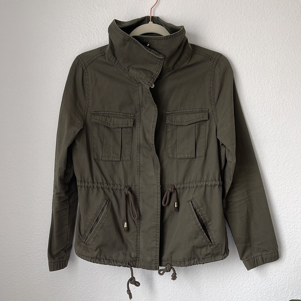 Old navy green utility jacket